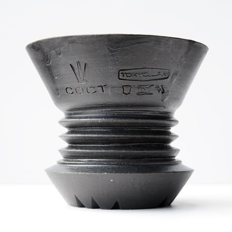 ＜ceramic pot ＞PENETRATOR    Matt Black type_MO03