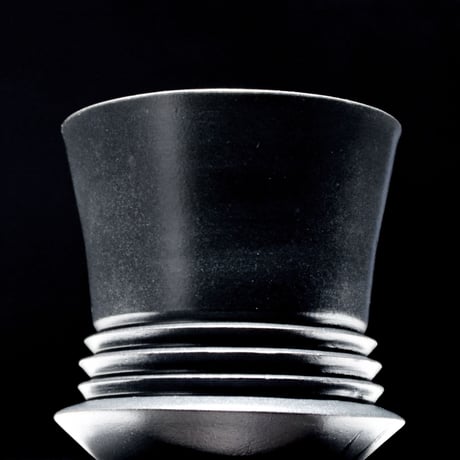 ＜ceramic pot ＞PENETRATOR    Matt Black type_MK05