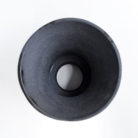 <ceramic pot ＞ SHARP EDGE  Matt Black type+drip_ZR_05