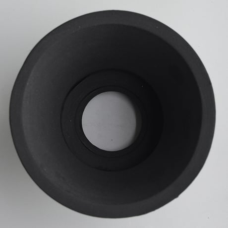 ＜ceramic pot ＞√ROOT MattBlack_UK03