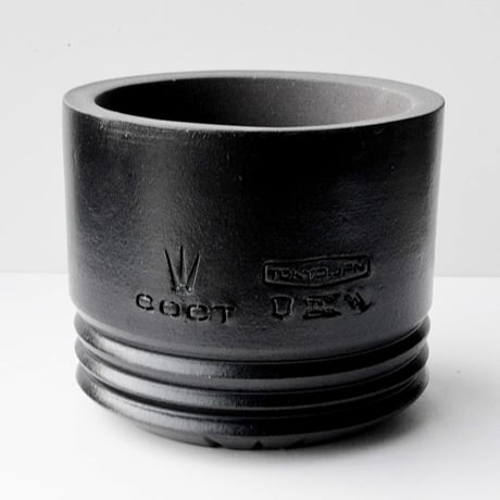 ＜ceramic pot ＞LOOP  Matt Black type_GJ03