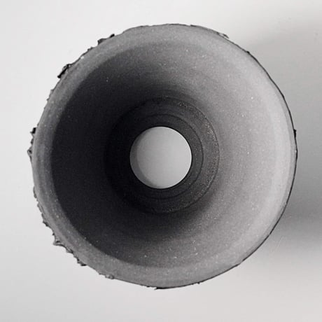 ＜ceramic pot ＞√ROOT   MattBlack type__LF04