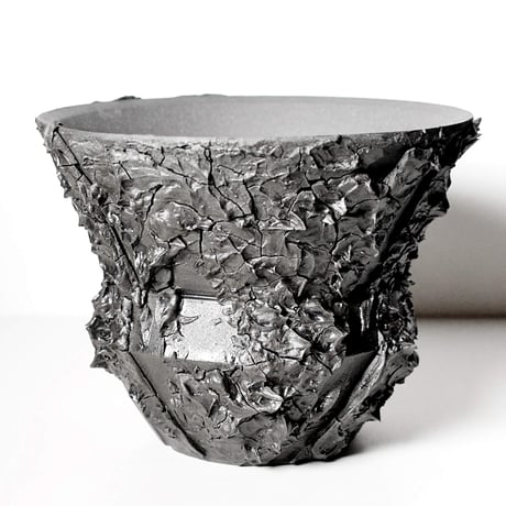 ＜ceramic pot ＞√ROOT   MattBlack type__GJ010