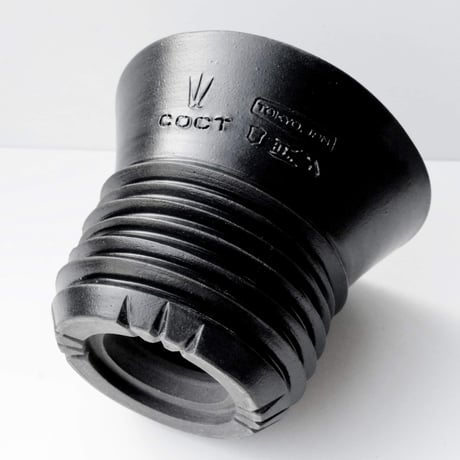 ＜ceramic pot ＞LOOP  Matt Black type_CA02