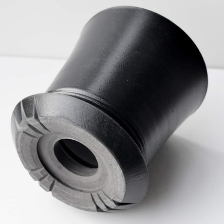 ＜ceramic pot ＞LOOP  Matt Black type_LF010