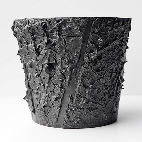 ＜ceramic pot ＞√ROOT   MattBlack type__GM_06