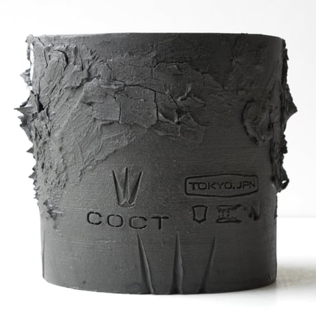＜ceramic pot ＞√ROOT   MattBlack type_VCU02