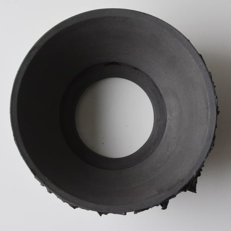 ＜ceramic pot ＞√ROOT   MattBlack type_VCU013