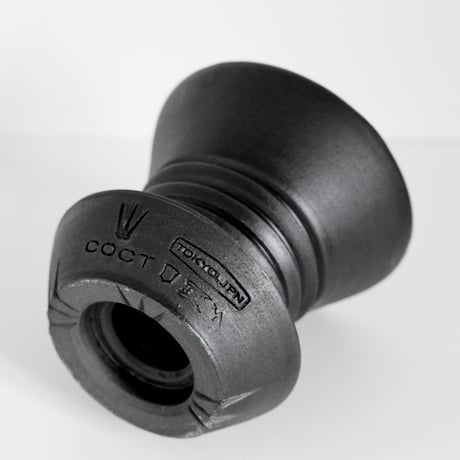 ＜ceramic pot ＞LOOP  Matt Black type_JL05