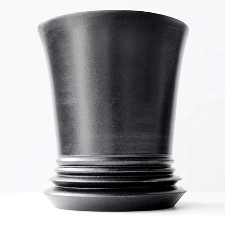 ＜ceramic pot ＞LOOP  Matt Black type_CA03