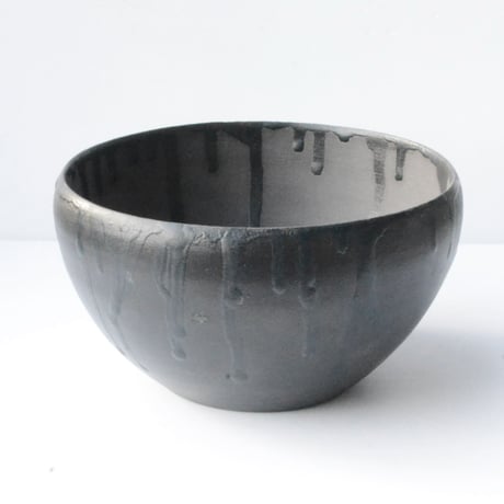 <ceramic pot ＞ SHARP EDGE  Matt Black type+drip_B03