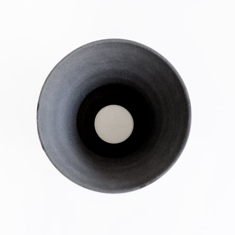 ＜ceramic pot＞SHARP EDGE Matt Black type_KL012