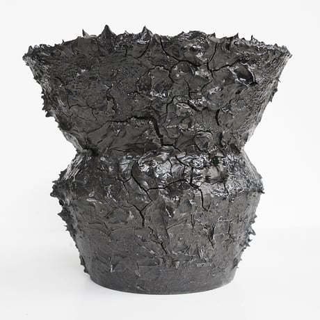 ＜ceramic pot ＞SHARK MattBlack type_XT08