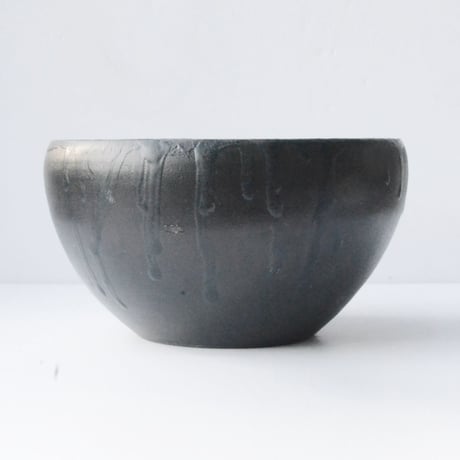 <ceramic pot ＞ SHARP EDGE  Matt Black type+drip_B03