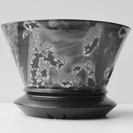 ＜ceramic pot ＞√ROOT MattBlack+W type_UC02