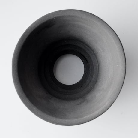＜ceramic pot＞LOOP Matt Black type__DF_04