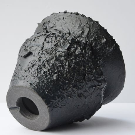 ＜ceramic pot ＞ SHARK  Matt Black type  SB