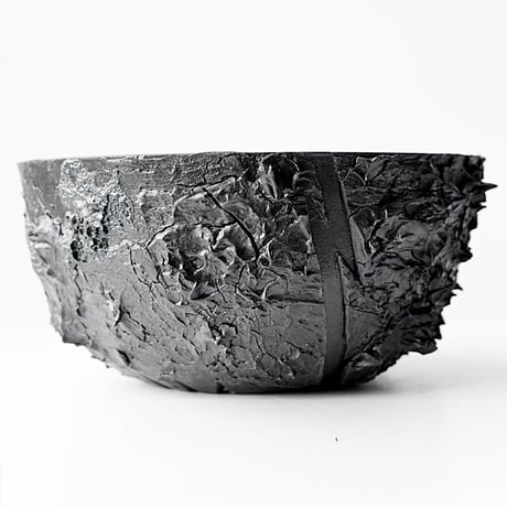 ＜ceramic pot ＞√ROOT   MattBlack type__ST_07