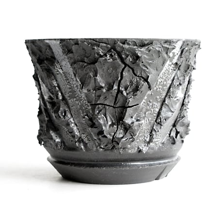 ＜ceramic pot ＞√ROOT   MattBlack type_PMK013
