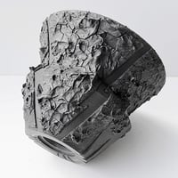 ＜ceramic pot ＞√ROOT MattBlack type_CA06