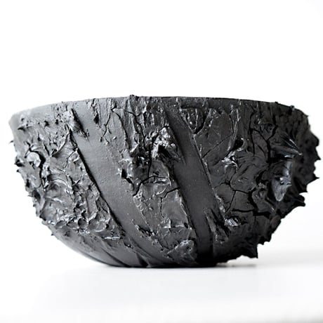 ＜ceramic pot ＞√ROOT   MattBlack type_YJ05