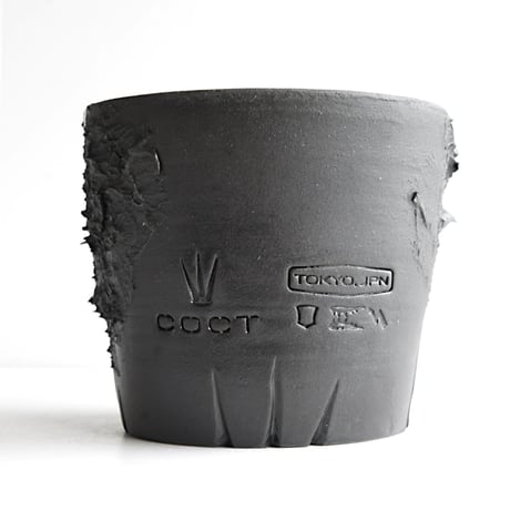 ＜ceramic pot ＞√ROOT   MattBlack type_PMK03