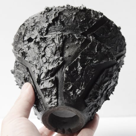 ＜ceramic pot＞  √ ROOT Matt Black type +Drip_Z3