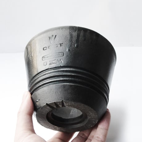 <ceramic pot ＞ SHARP EDGE  Matt Black type+drip_SH_D