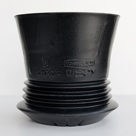 ＜ceramic pot ＞PENETRATOR    Matt Black type_MK05