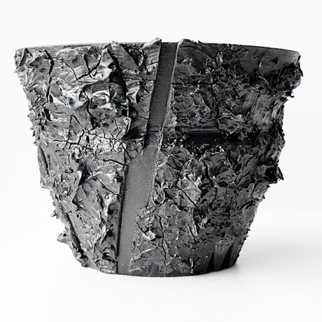 ＜ceramic pot ＞√ROOT   MattBlack type__ST_012