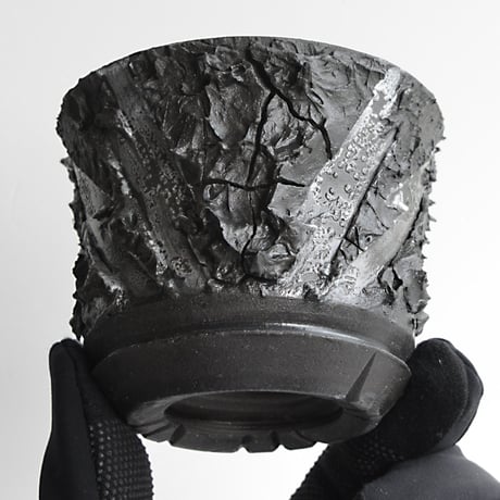 ＜ceramic pot ＞√ROOT   MattBlack type_PMK013
