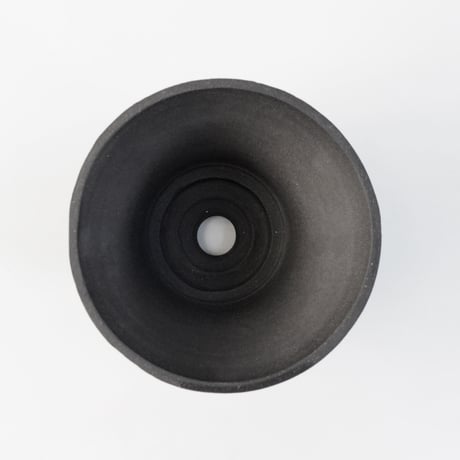 ＜ceramic pot ＞PENETRATOR  MattBlack type_B