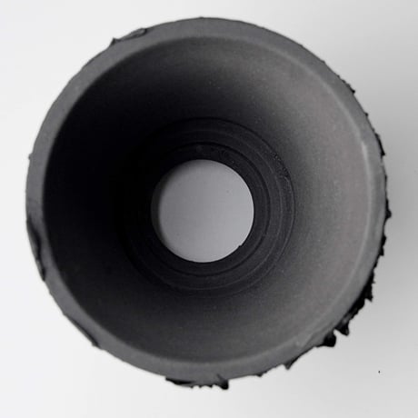 ＜ceramic pot ＞√ROOT   MattBlack type__GM_06