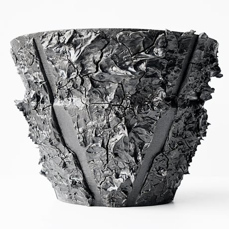 ＜ceramic pot ＞√ROOT   MattBlack type__ST_012