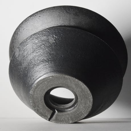 ceramic pot  SHARP EDGE  Matt Black type