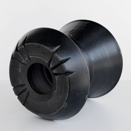 ＜ceramic pot ＞PENETRATOR    Matt Black type_MK02