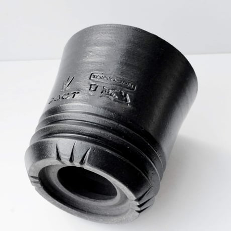 ＜ceramic pot ＞LOOP  Matt Black type_CA05