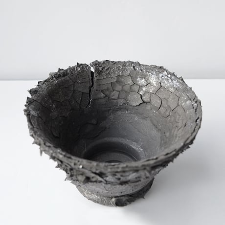 ＜ceramic pot ＞ SHARK_Metallic type_A4