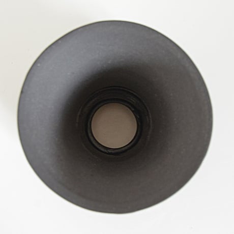 ＜ceramic pot ＞LOOP  Matt Black type_JL05