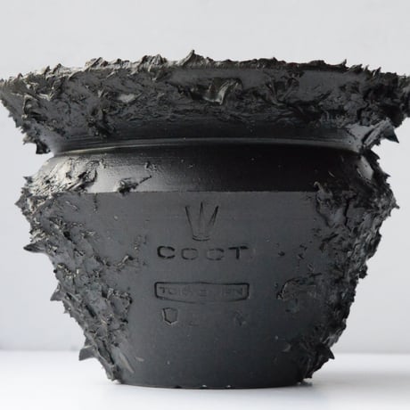 ＜ceramic pot＞  √ ROOT Matt Black type +Drip