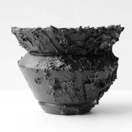 ＜ceramic pot＞  √ ROOT Matt Black type +Drip_Z2