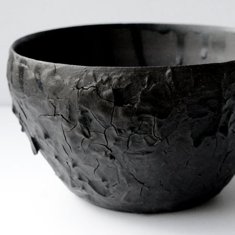 ＜ceramic pot ＞ INFLUX  Matt Black type I01