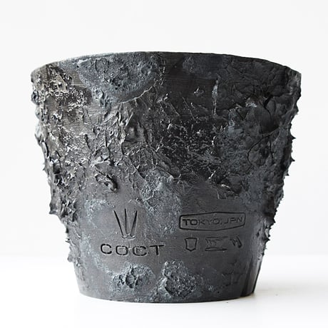 ＜ceramic pot ＞ SHARK  Matt Black type_WJ04