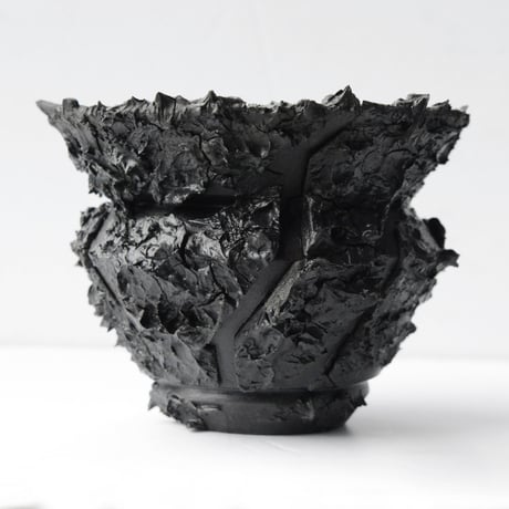 ＜ceramic pot＞  √ ROOT Matt Black type +Drip_Z2