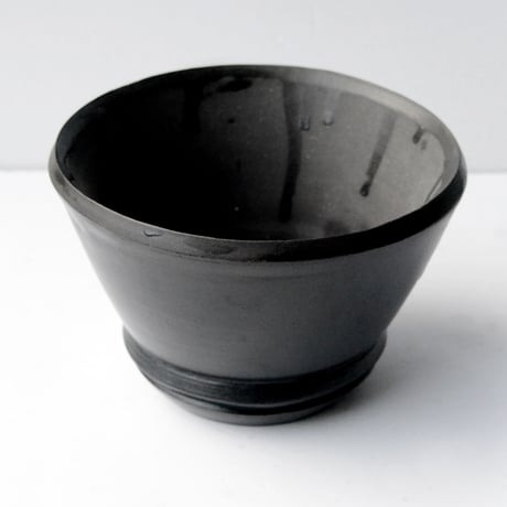 <ceramic pot ＞ SHARP EDGE  Matt Black type+drip_SH_J