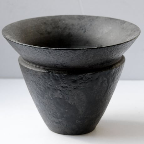 <ceramic pot ＞ SHARP EDGE  Matt Black type_SH_E