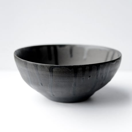 <ceramic pot ＞ SHARP EDGE  Matt Black type+drip_B02