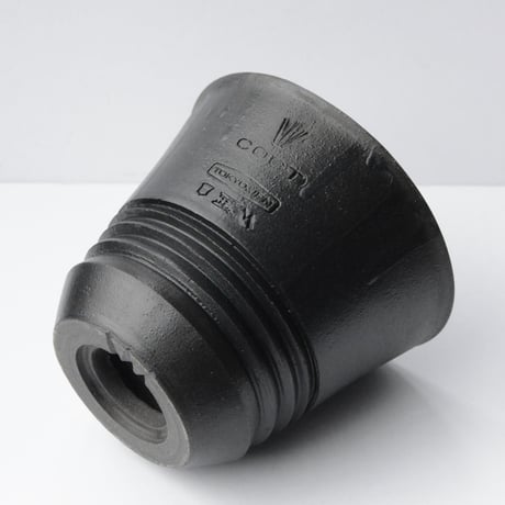 <ceramic pot ＞ SHARP EDGE  Matt Black type+drip_SH_C