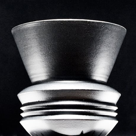 ＜ceramic pot ＞LOOP  Matt Black type_MK014