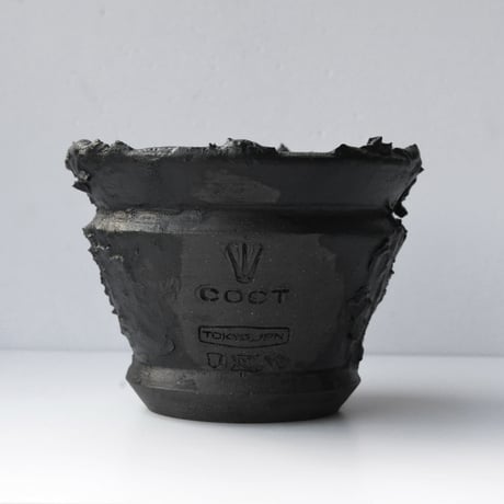 ceramic pot  Matt Black type